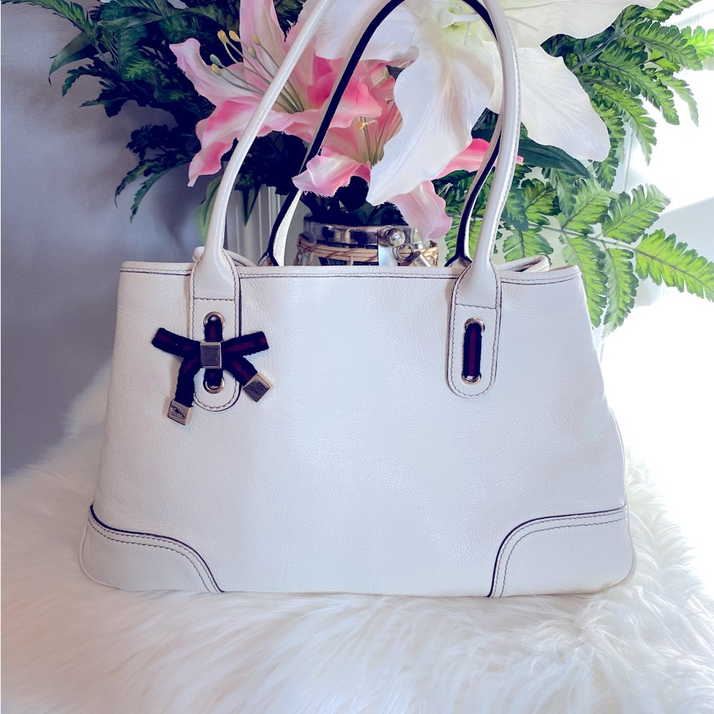 Gucci Princy White Tote (Rare )